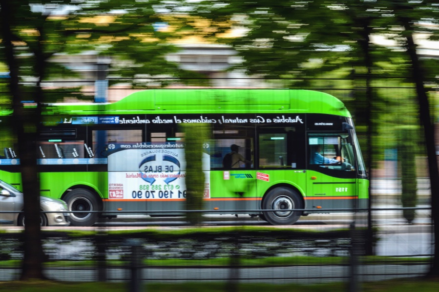 bus transportasi penumpang, kota, roda, mobil