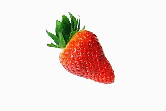 strawberry, leaf, fruit, food