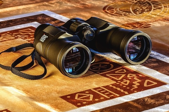 binoculars, instrument, equipment, optics, reflection