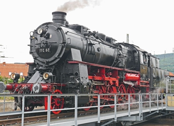 Tren, locomotora, motor de vapor, transporte, ferrocarril