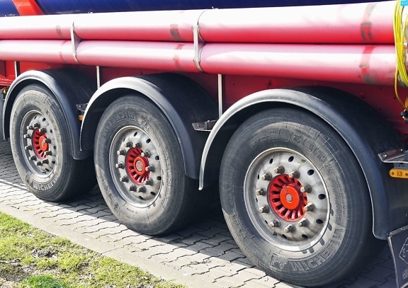 bánh xe, lốp, xe tải, trailer, xe tăng, đường ống, giao thông vận tải, vận chuyển hàng hóa