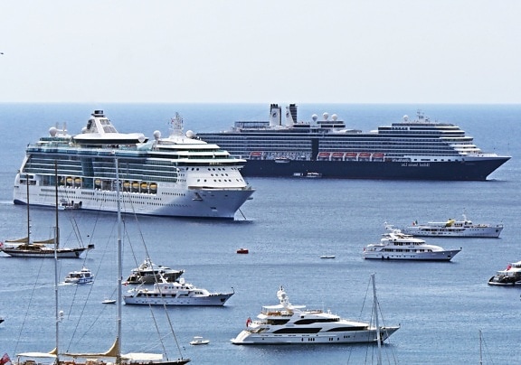 hajó, yacht, tenger, óceán, víz, utazás, utazó, Cruise körutazás