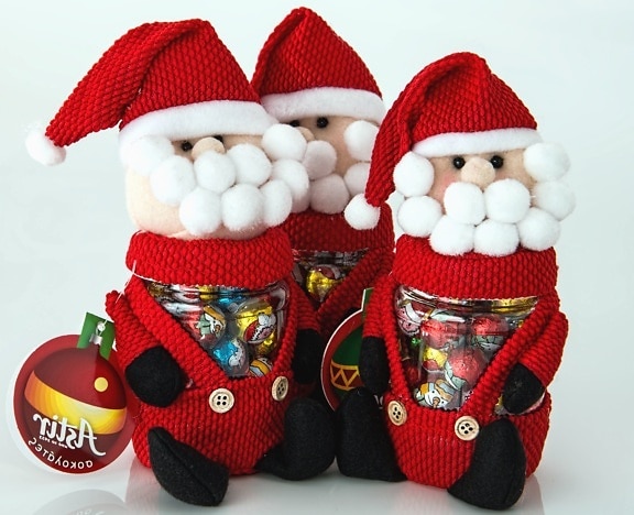 Navidad, año nuevo, juguete, decoración, dulce, chocolate