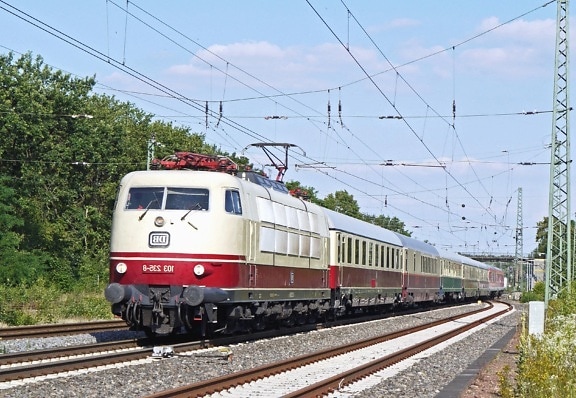 влак, Локомотив, превозно средство, пътуване, дървен материал, електричество