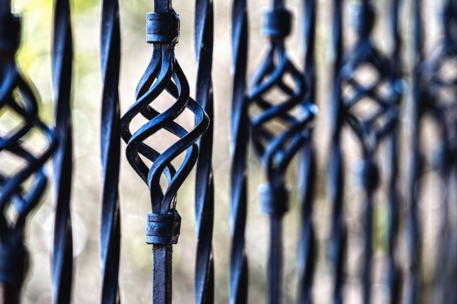 ограда, бариера, желязо, изкуство, Тераса