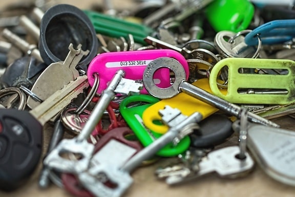Schlüssel, Anhänger, Metall, Tür, Poadlock