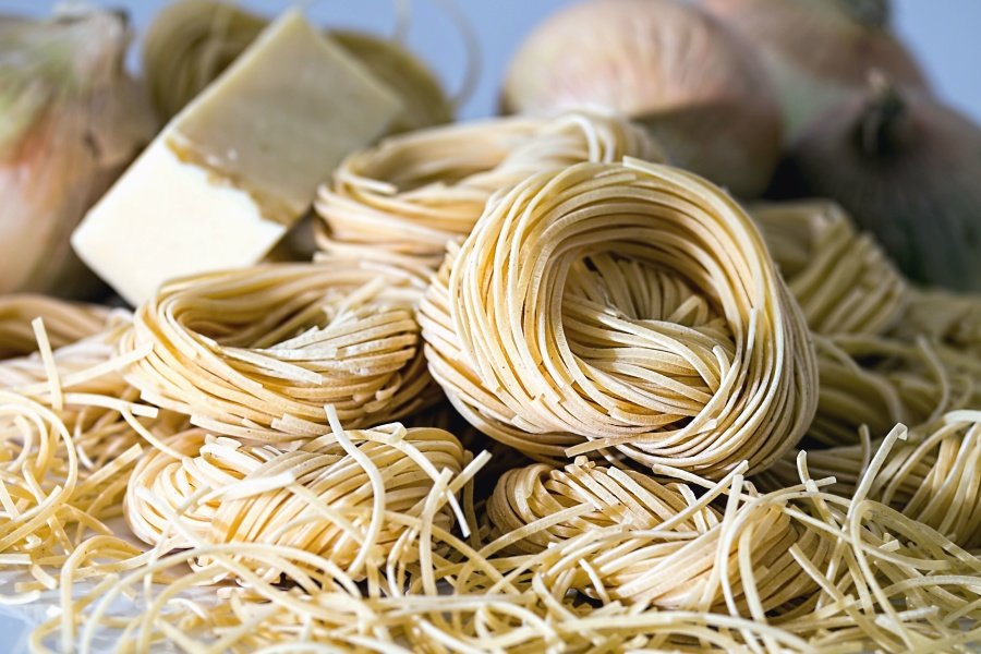 Spaghetti, nouilles, fromage, nourriture, nutrition, lait