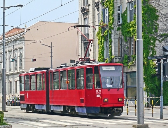 streetcar, vehicle, street, electric vehicle, travel, urban, city