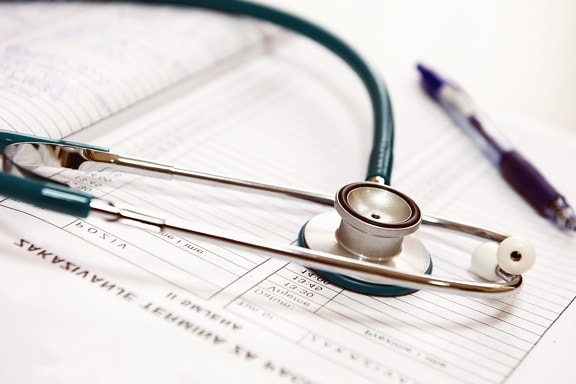 stethoscope, instrument, hospital, medicine, healthcare, health, device, clinic