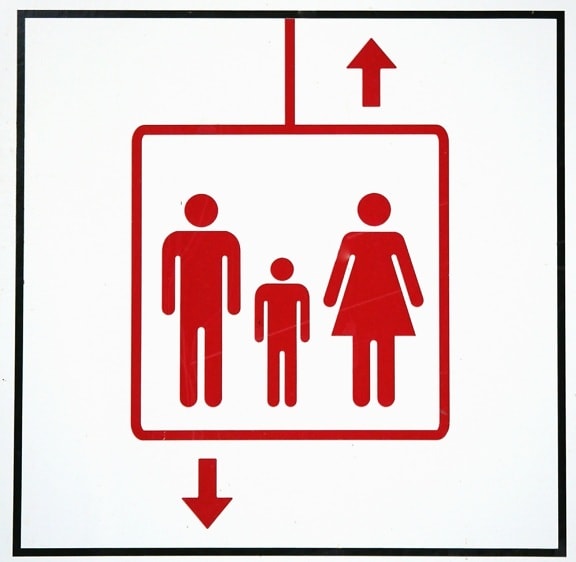 знак, мъж, жена, дете, графика