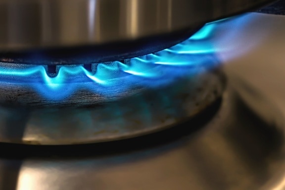 gas, fire, flame, heating, kitchen, nozzle, heat, energy
