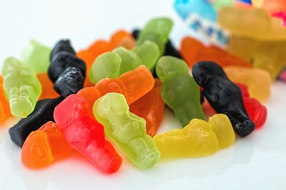 candy, rubber, food, sweet, color, gelatin