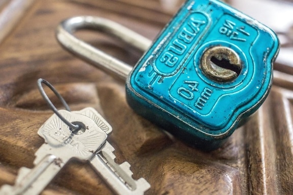 padlock, key, metal, safety, lock