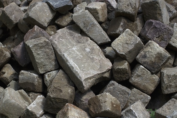 sten, tekstur, materiale, cube