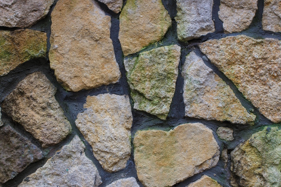 камень стены, текстуры, забор