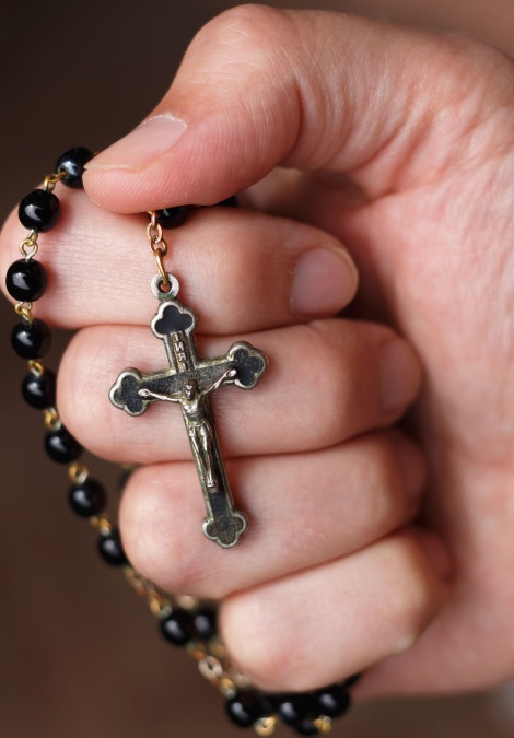 Cross, kereszténység, a vallás, a kéz, fém