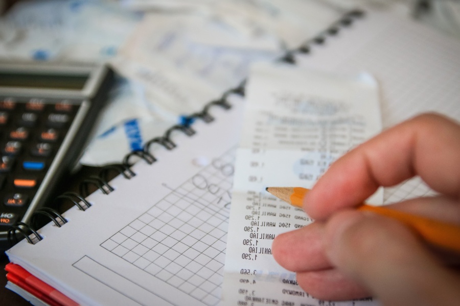 účet, kalkulačka, ekonomika, financie, podnikanie, dane