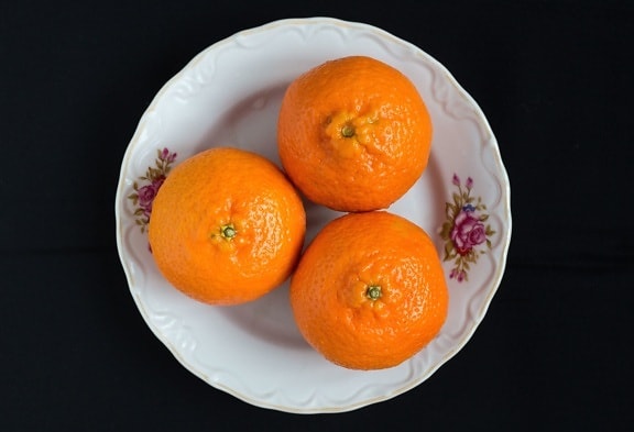 Mandarin, ovocie, sladké, tanier, sladká, čerstvá, organické, výživa