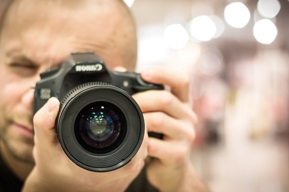 photo camera, photographer, lens, equipment, technology, digital, photography, person
