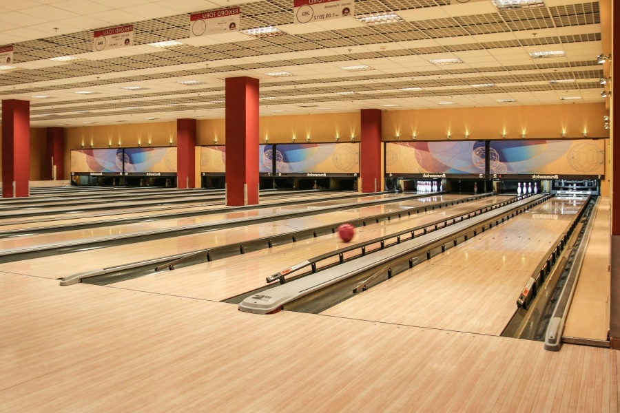 Moderno, architettura, costruzione, tecnologia, sport, bowling, palla