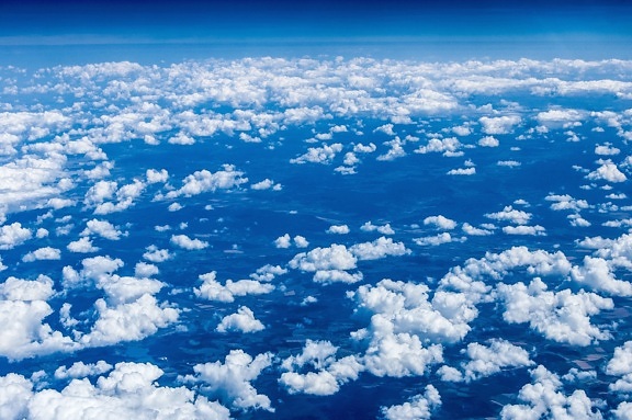 метеорология, небо, azure, облака, погода, атмосфера, воздух