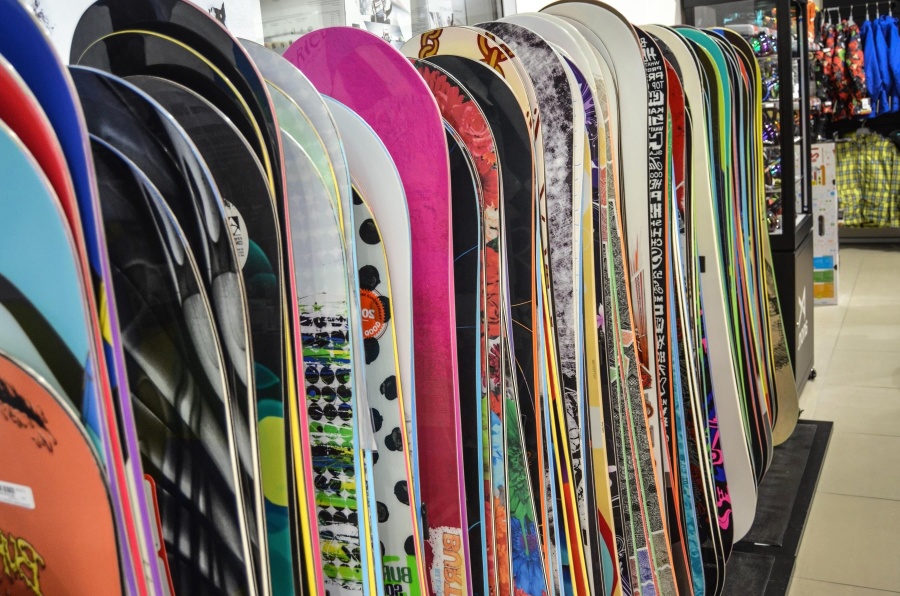 placa snowboard, sport, magazin, culoare