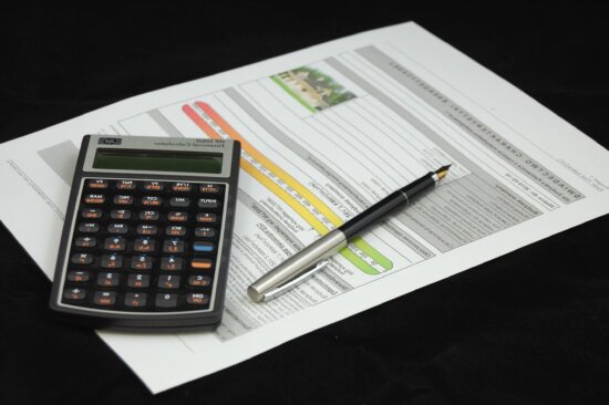 business, contract, calculator, pencil, paper, finance, economy