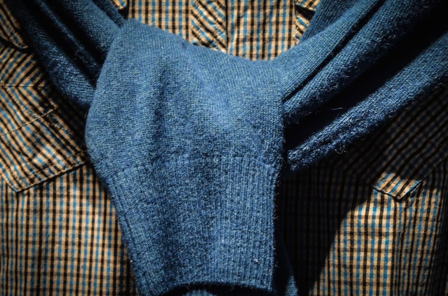 Áo len, dệt may, áo sơ mi, vải, màu xanh, người đàn ông, thời trang