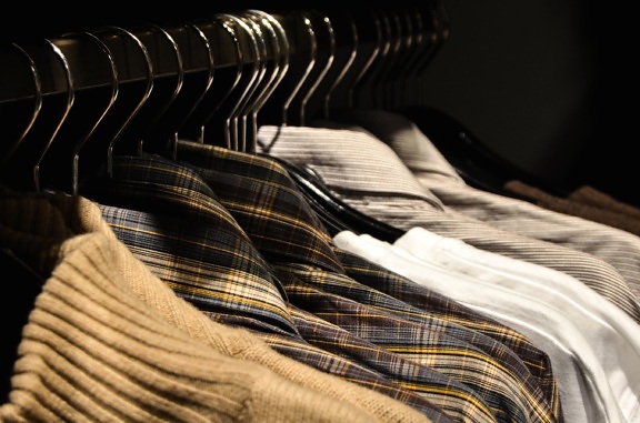 свитер, рубашка, магазин, ткань, человек, металл