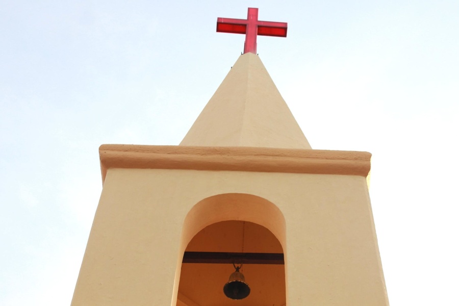 Kirche, kreuz, zeichen, symbol, entwurf, christlich, religion, außen