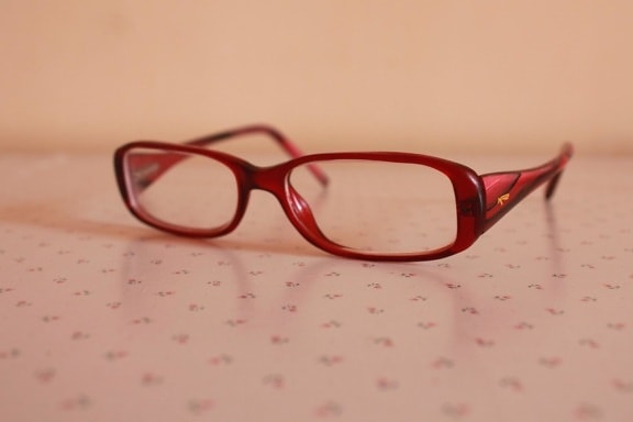 Occhiali, oggetto, cornice, rosso, occhiali da sole