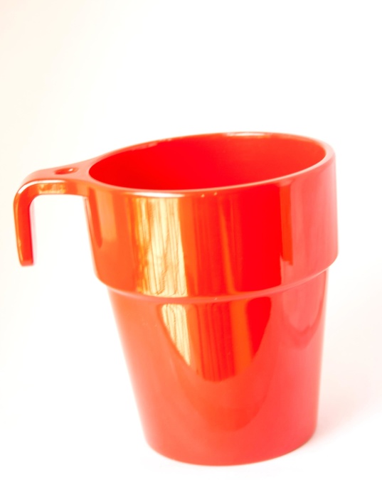 đỏ, cốc, chén, nước giải khát, uống, container, mug