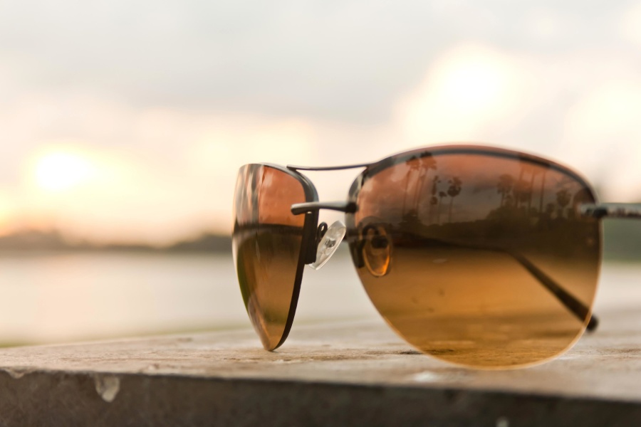 солнцезащитные очки, Сумерки, объект, стекло