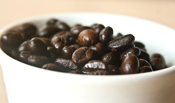 temné, káva, semen, brown, kofein, espresso, zavřít, nápoj