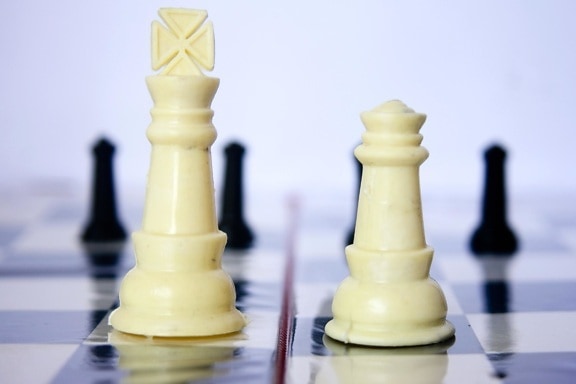šachy, hra, plast, strategie, šachovnice, objekt