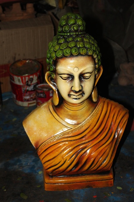 Agama Buddha, patung, seni, Asia, potret