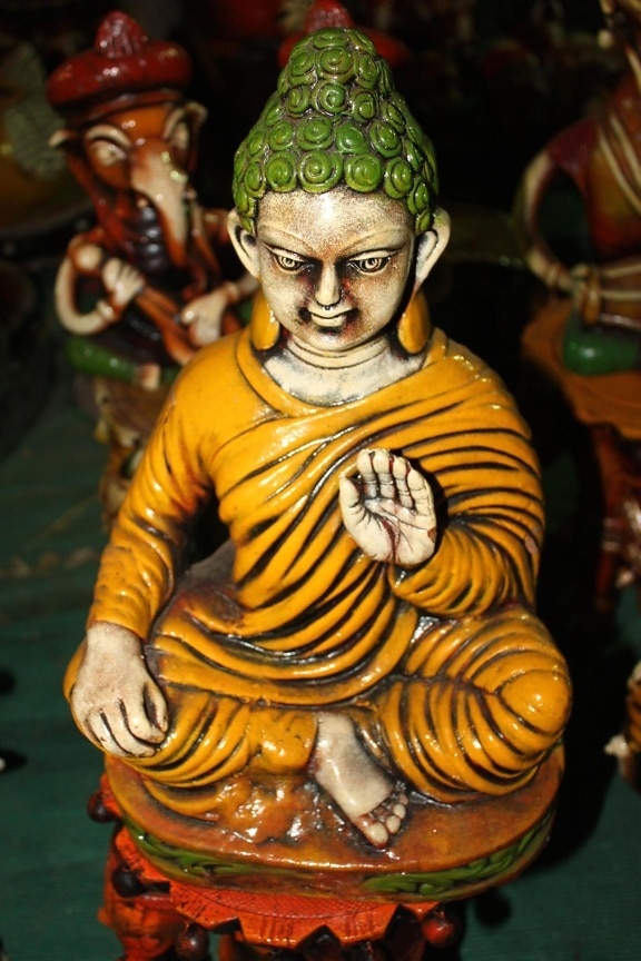 skulptur, Buddhism, figur