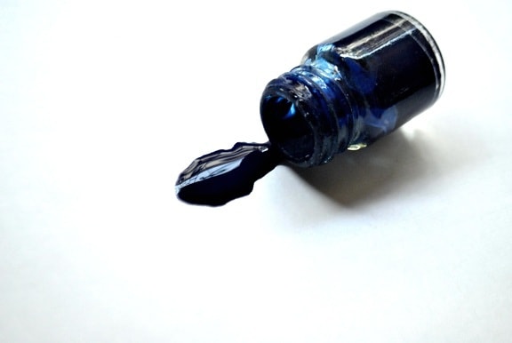 color, blue, dark, bottle, ink, equipment, tool