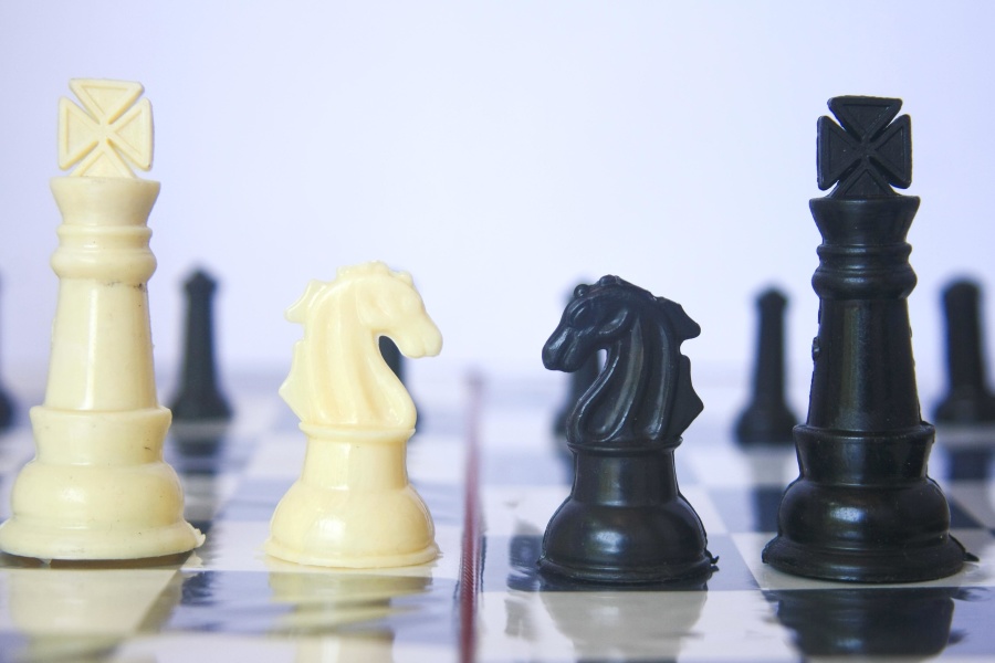 шахи гра пластику, чорний, білий, шахову дошку, об'єкт, успіх