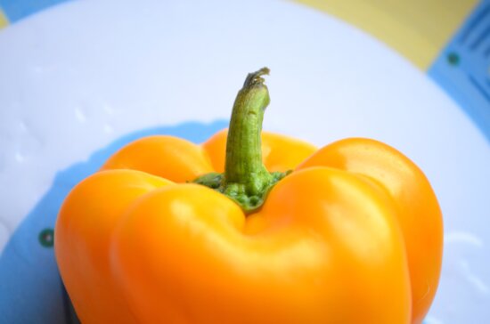 yellow, bell pepper, vegetable, vitamin, diet, food
