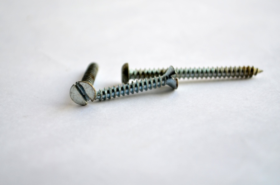 metal screw, tool, metal, iron, rust