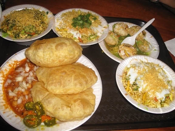 Indien, mat, måltid, maträtt, middag, läckra, kost