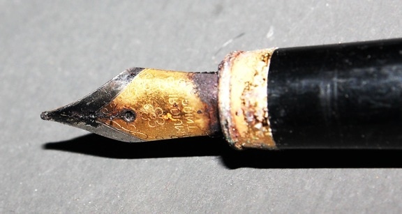 Stari, olovka, hrđe, objekt