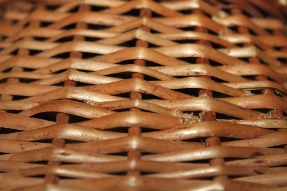 cesta de vime, bambu, padrão