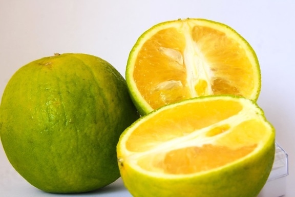 frukt, citrus, citron, mat, färska, kost, vitamin, gul