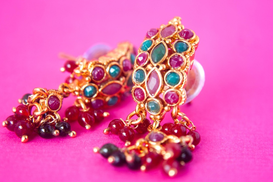 smykker, halskæde, dekoration, guld, perle