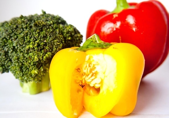 Бел пипер, зеленчуци, храна, витамин, вегетарианска