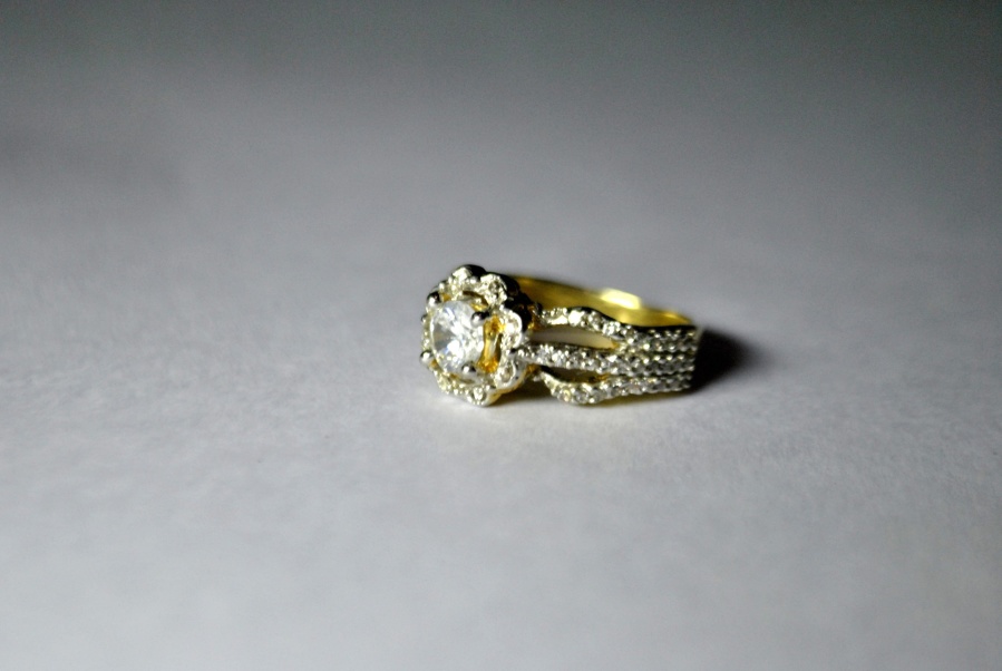 prsteň, šperky, zlato, kovové, luxusné
