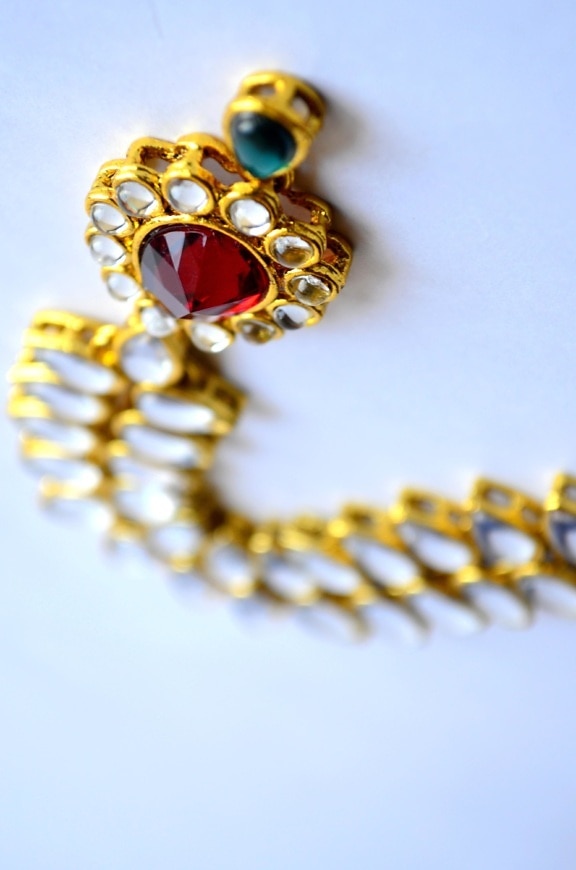 naszyjnik, biżuteria, diament, perła, złoto