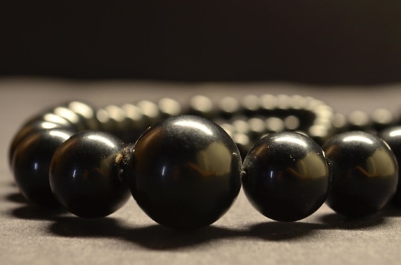 Bracelet, pierre noire, bijoux, luxe